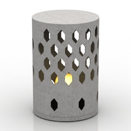 Lamp Cylinder by Naturalist 3d model