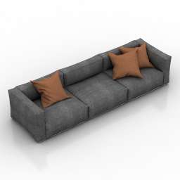 Sofa Poliform Shangai 3d model