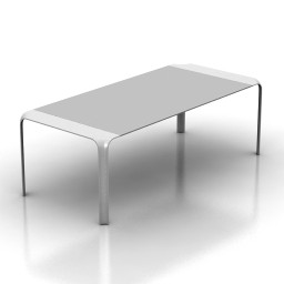 Table Living Divani BRASILIA 3d model