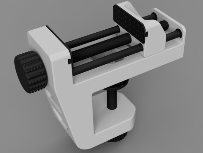 Clamp-On Vise - Fully 3D Printable