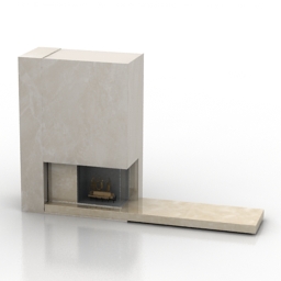 Fireplace 3d model