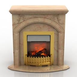 Fireplace Classic TRV 3d model