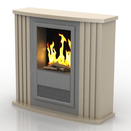 Fireplace Dimplex Mozart Electric 3d model