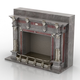Fireplace Romas 3d model