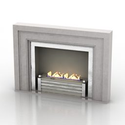 Fireplace Westminster e-Ribbon 3d model