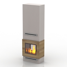 Fireplace kratki pl zuzia 3d model