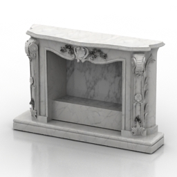 Fireplace portal cls 3d model