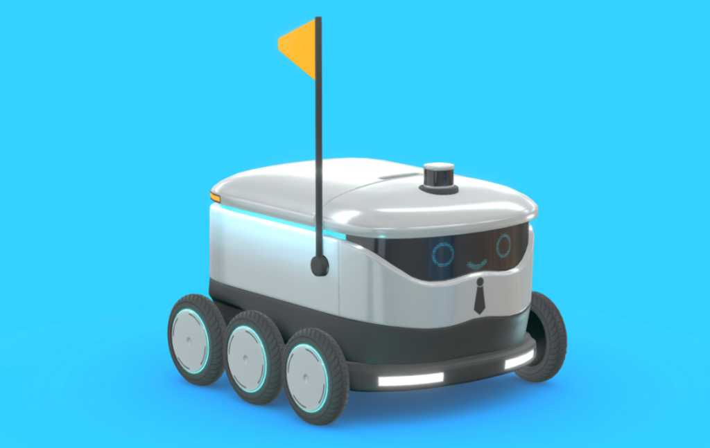 Food Delivery Robot - DownloadFree3D.com