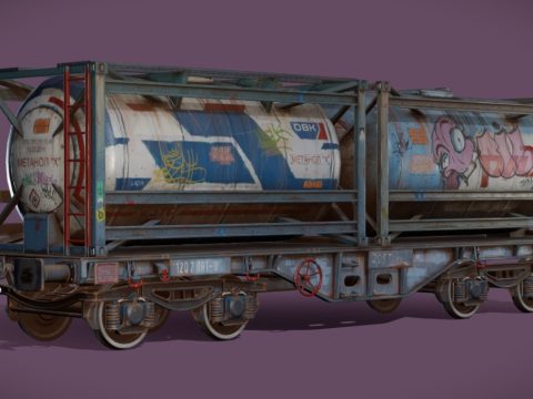 Graffiti Railway Tank