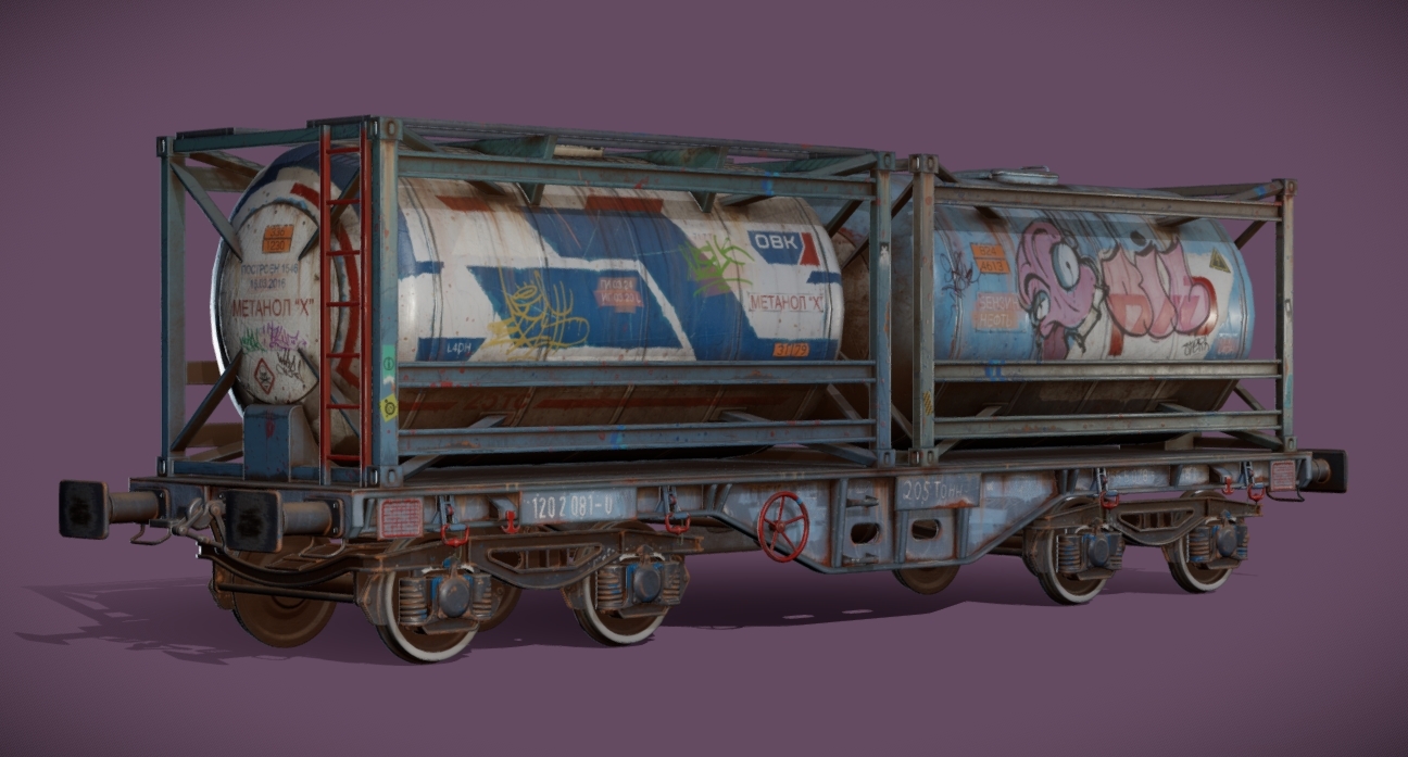 Graffiti Railway Tank