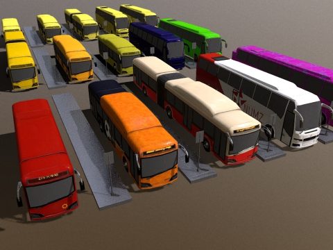 Low Poly Vehicle Mini Pack 3