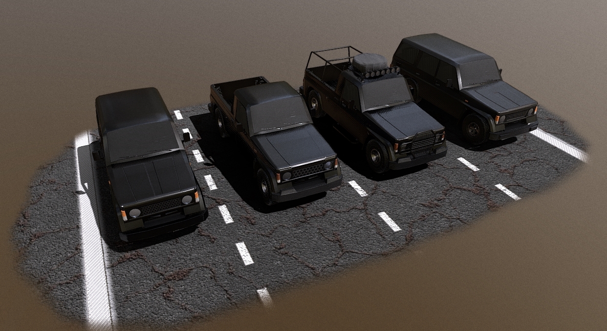 Low Poly Vehicle Mini Pack 4