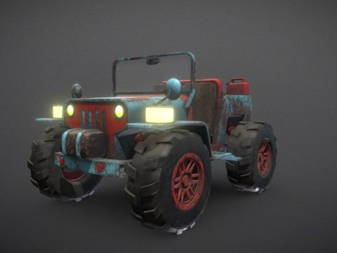 Metal slug jeep