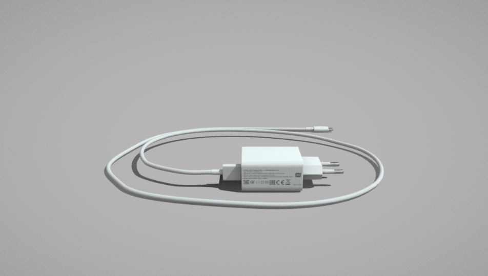 Phone Charger Low Poly - Game Ready