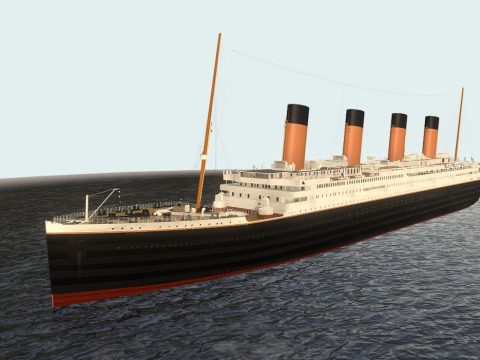 RMS TITANIC SHIP 3D MODEL