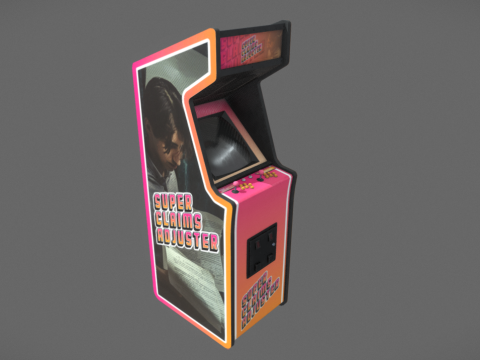 Super Claims Adjuster Arcade Cabinet