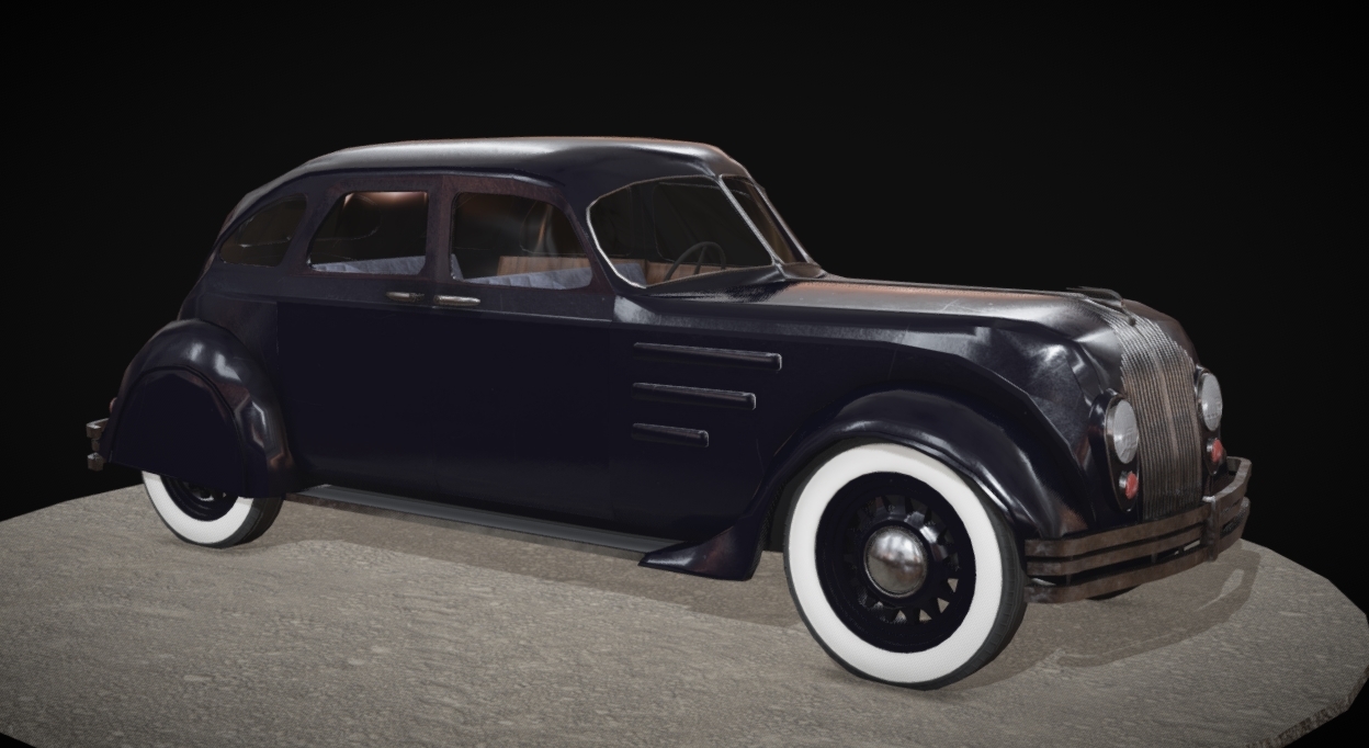 Chrysler Airflow inspired 1930s Sedan