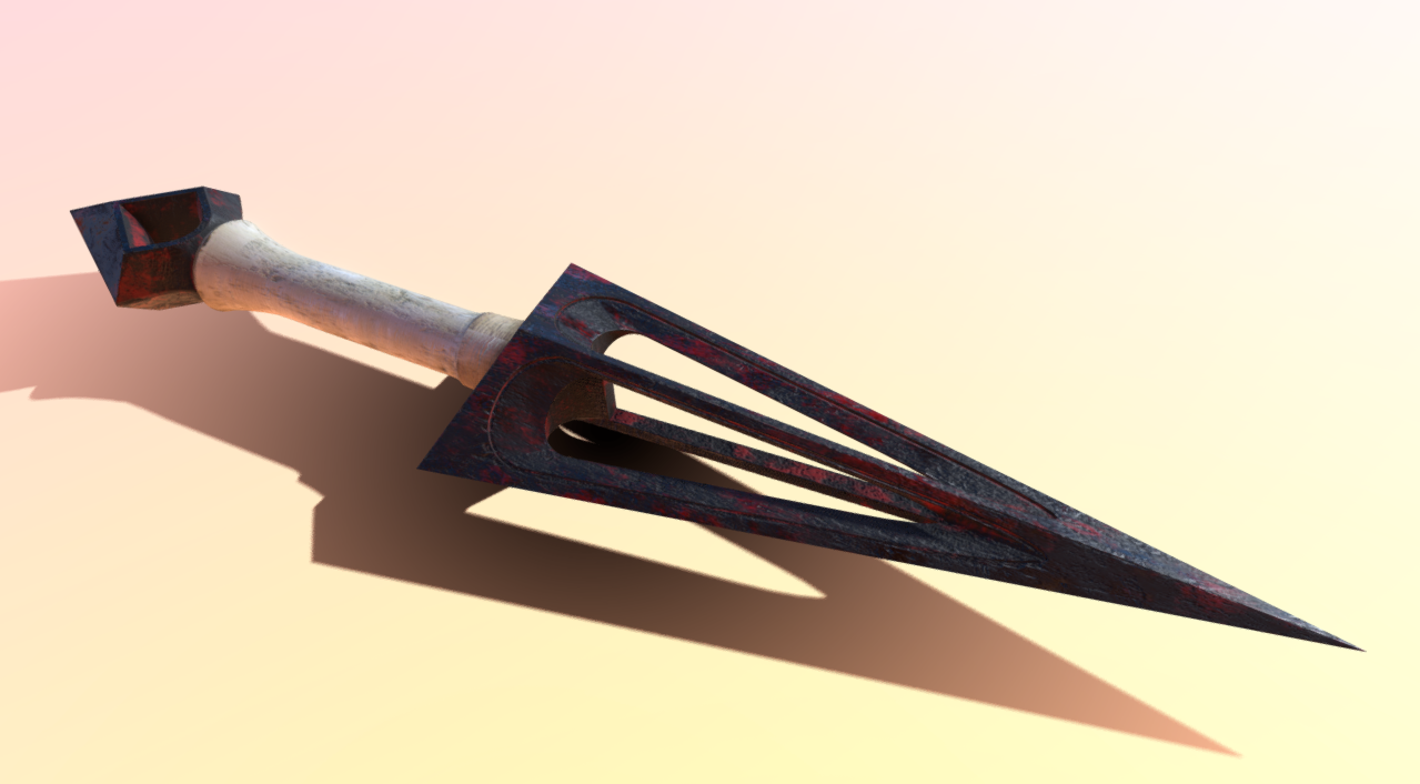 Crimson-Coal Dagger