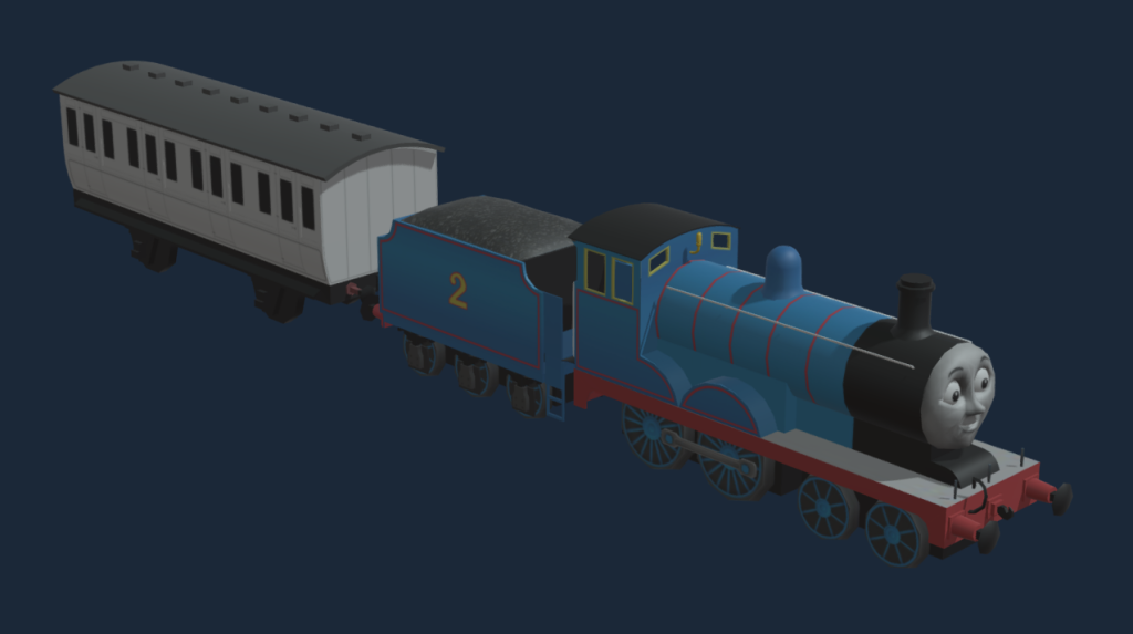 Edward the Blue Engine - DownloadFree3D.com