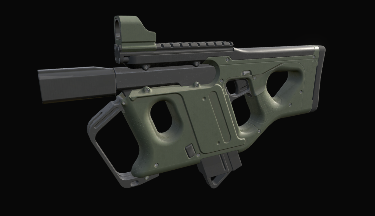 Game rady weapon model