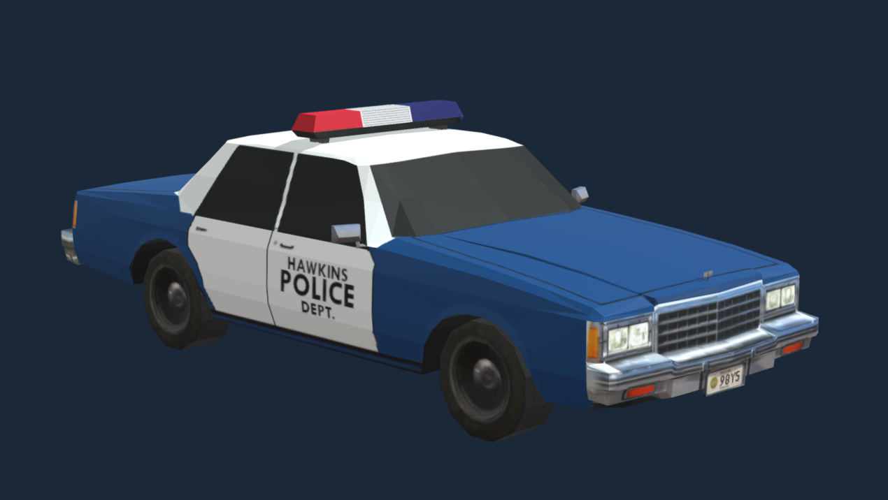 Hawkins Police Car