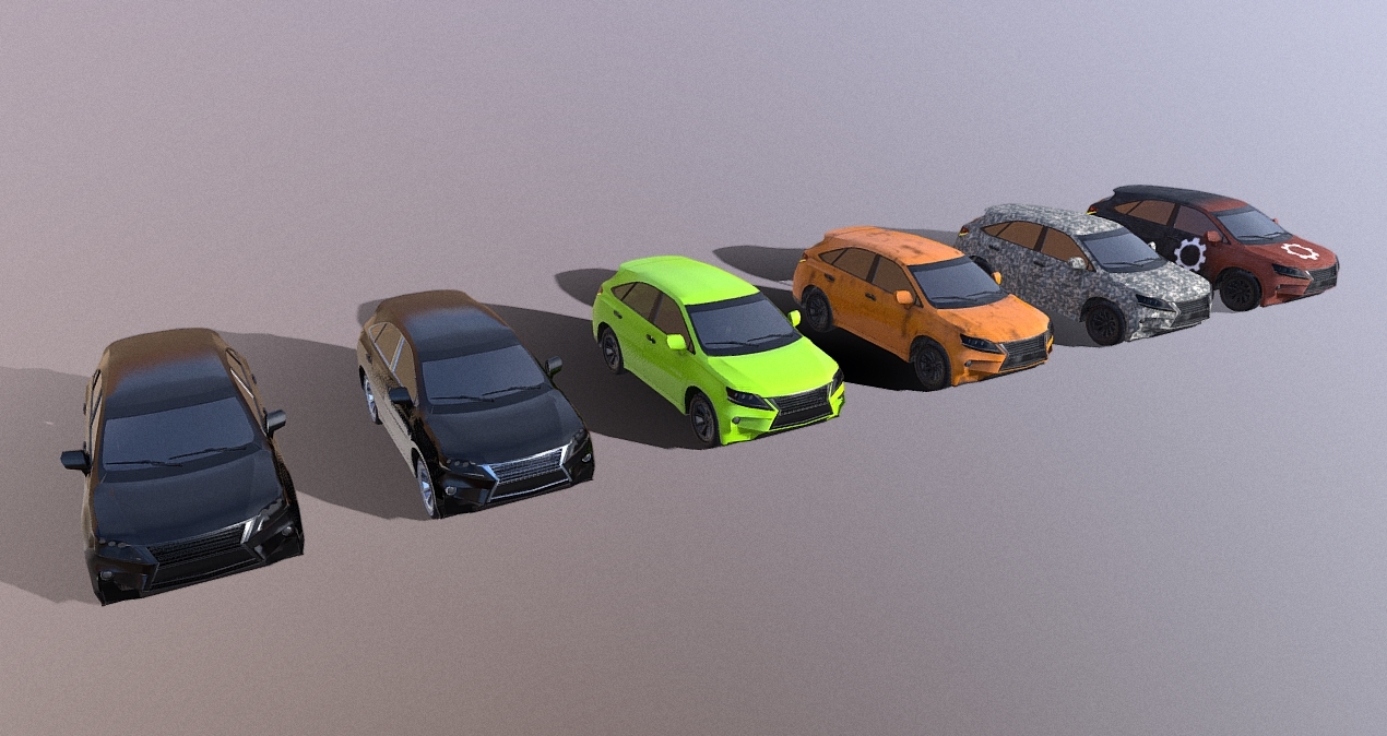 Low Poly Vehicle Mini Pack