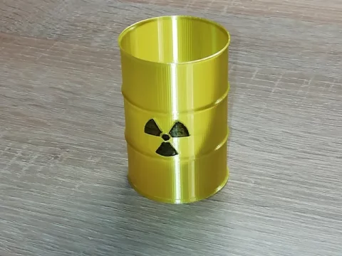 Nuclear waste barrel - vase mode