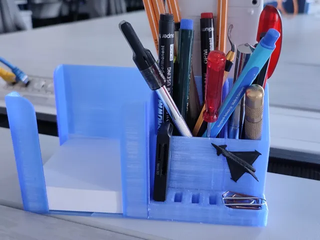 Pen and paper holder