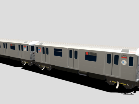 R62A Subway Car (2-Car Version)