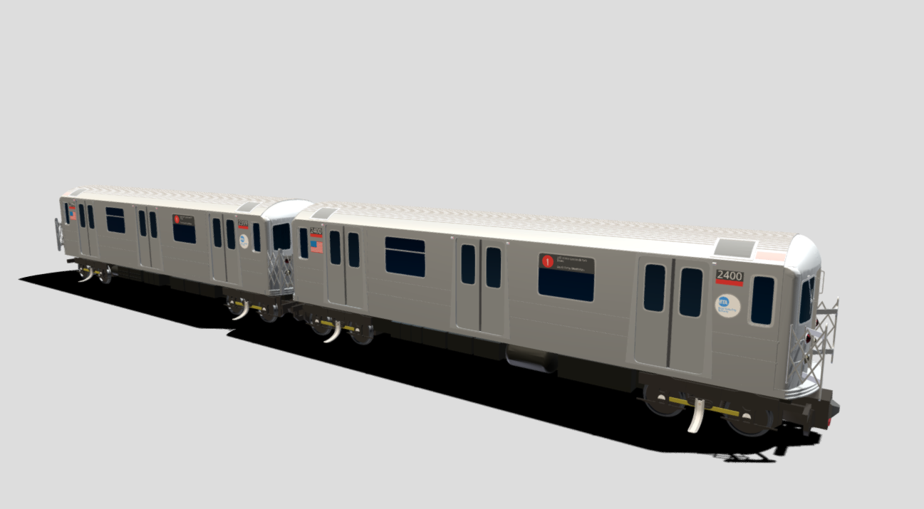 R62A Subway Car (2-Car Version)