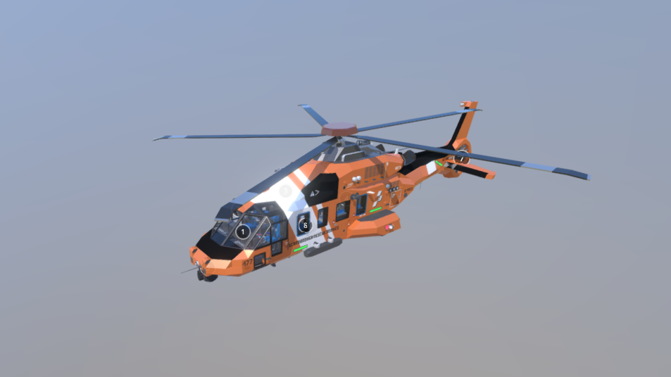 SA-H90 Aide - Super medium SAR helicopter