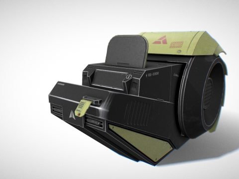 Sci-Fi ATM (Game Ready Version)