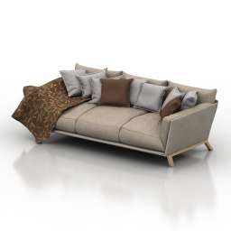Sofa warm 3d model