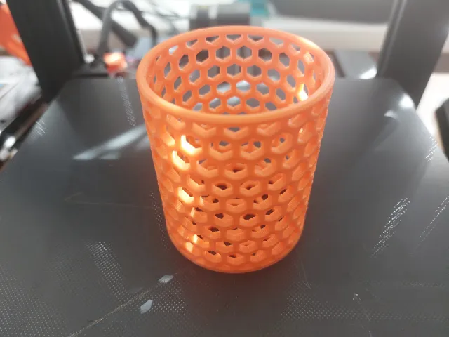 Stylish Hexagonal Pen Cup