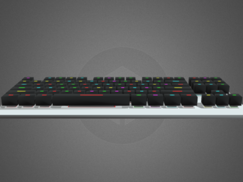 Textless RGB Keyboard