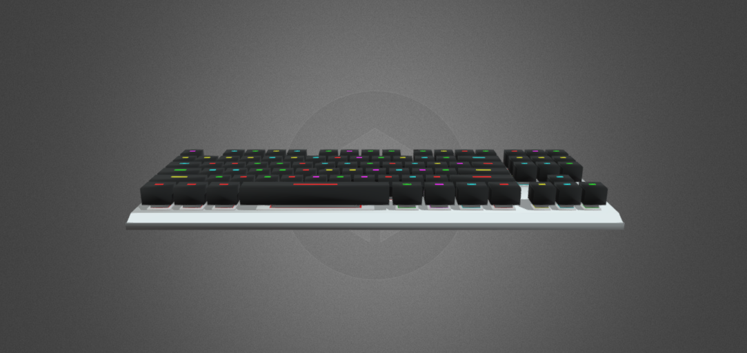 Textless RGB Keyboard