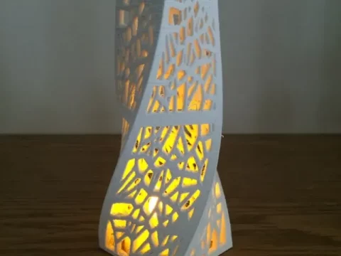 Voronoi vase light