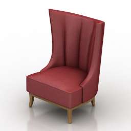 Armchair Cleo lounge chair by Munna 3d model