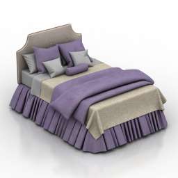 Bed Thibaut 3d model