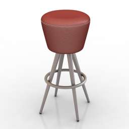 Chair bar Pedrali TRILLY 3d model