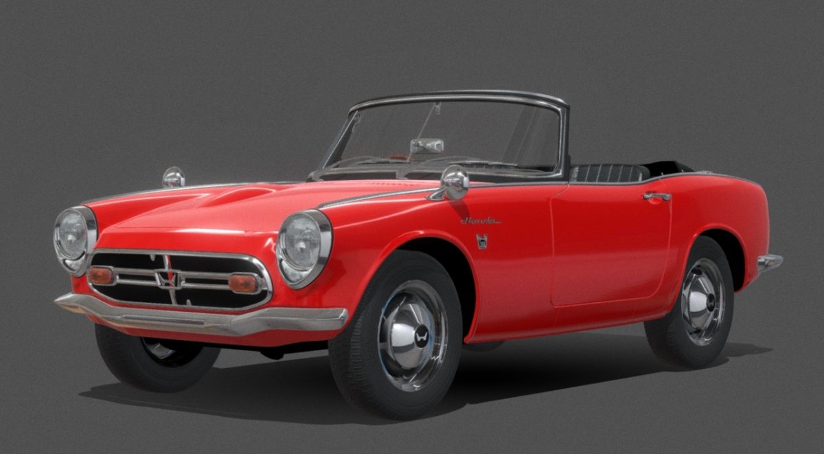 Honda s800 - DownloadFree3D.com