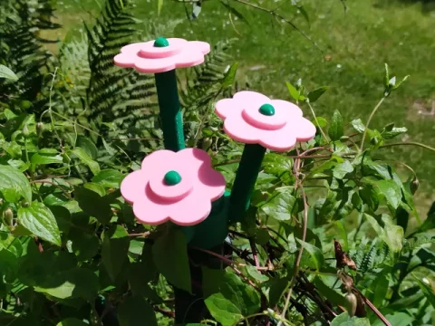 LEGO flower post cap