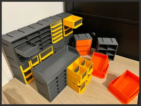 Modular shelving system - Hobby & Workshop - Small part sortainers