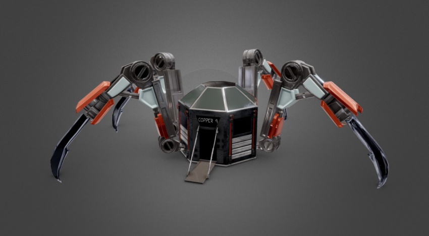 Murder Drones - Landing Pod - DownloadFree3D.com