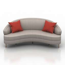 Sofa Barrymore Jacqui Couch 3d model