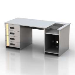 Table desk 3d model