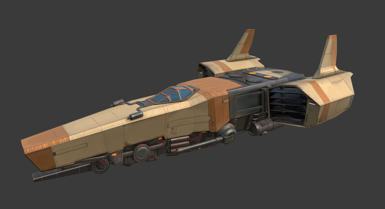 Borderlands style Space Ship
