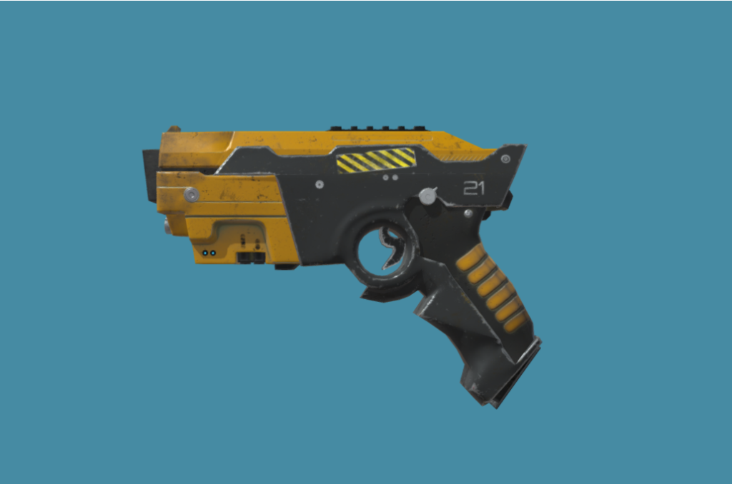 Sci-fi gun - DownloadFree3D.com