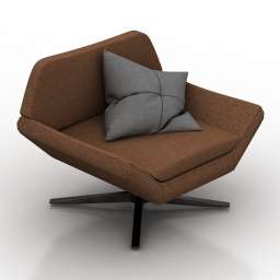 Armchair Sly Lounge Chair 3d model