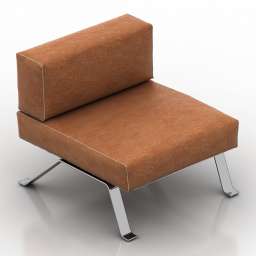 Chair Cassina 512 OMBRA 3d model